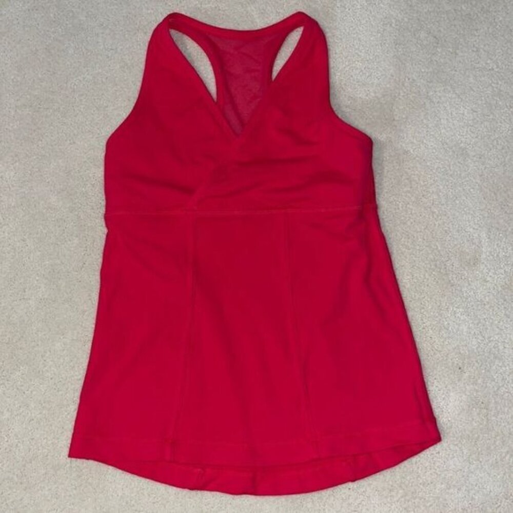 Lululemon Women’s Pink Razorback Top .Size 0